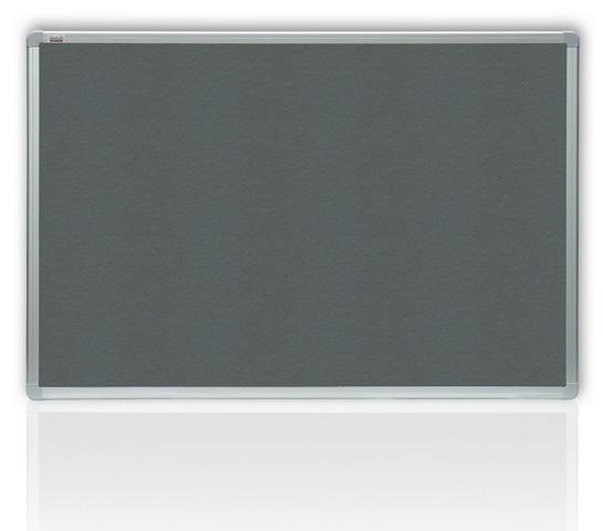 2x3 Filcová šedá tabule v hliníkovém rámu 150x100 cm - P-TTA1510-2