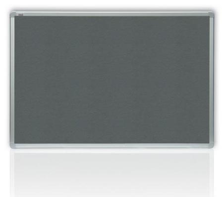 2x3 Filcová šedá tabule v hliníkovém rámu  120x90 cm - P-TTA129-2