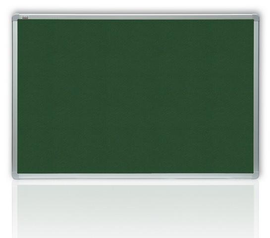 2x3 Filcová zelená tabule v hliníkovém rámu 120x90 cm - P-TTA129-4